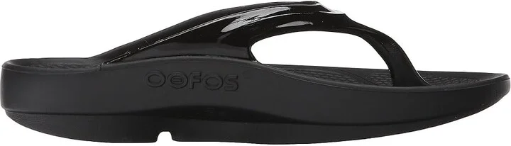 OOFOS Women's OOlala Sandal Women's Sandals Black/Black : 5 M, Synthetic - Image 8