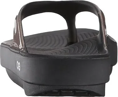 OOFOS Women's OOlala Sandal Women's Sandals Black/Latte : 5 M, Synthetic - Image 5