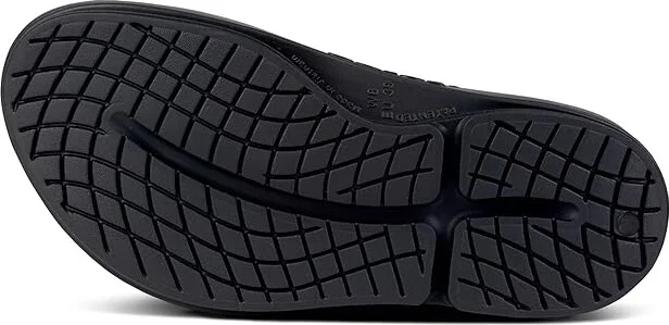 OOFOS Women's OOmega OOahh Luxe Slide Women's Shoes Latte : 6 M, Synthetic - Image 3