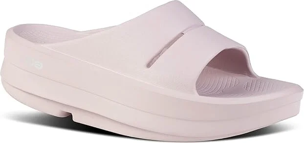 OOFOS Women's OOmega OOahh Slide Women's Shoes Stardust : 7 M, Synthetic