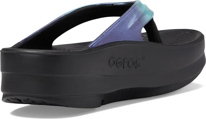 OOFOS Women's OOmega OOlala Luxe Women's Shoes Atlantis : 6 M, Synthetic - Image 4