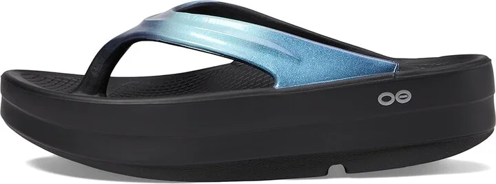 OOFOS Women's OOmega OOlala Luxe Women's Shoes Atlantis : 6 M, Synthetic - Image 5