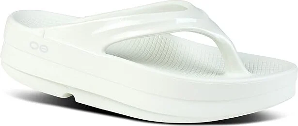 OOFOS Women's Oomega Thong Women's Shoes Cosmic Gray : 11 M