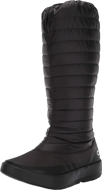 OOFOS Women's Oomg Boot Women's Shoes Black : 5 M, Synthetic - Image 2