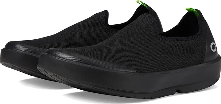 OOFOS Women's OOmg Low eeZee Women's Shoes Black : 10 M, Textile