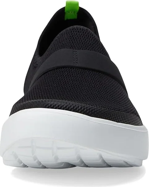 OOFOS Women's OOmg Low Mesh Women's Slip on Shoes White/Black : 5 M, Textile - Image 6