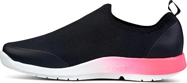 OOFOS Women's OOmg Sport Long Sleeve Women's Walking Shoes Pink Fade : 5 M, Synthetic - Image 5