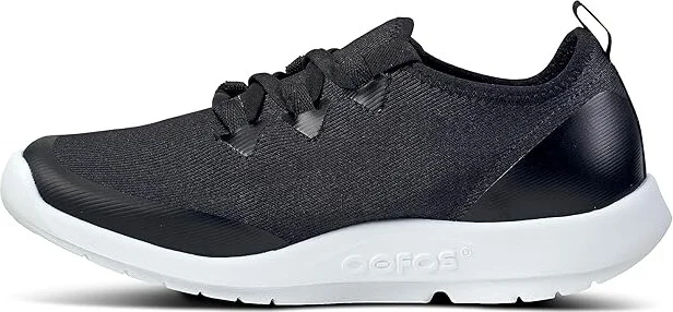 OOFOS Women's OOmg Sport LS Shoe Women's Shoes White/Black : 5 M, Synthetic - Image 6