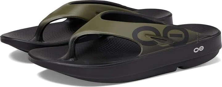 OOriginal Sport Sandals Men's 6 Green Toe Post Comfort Flip Flop KHD1140