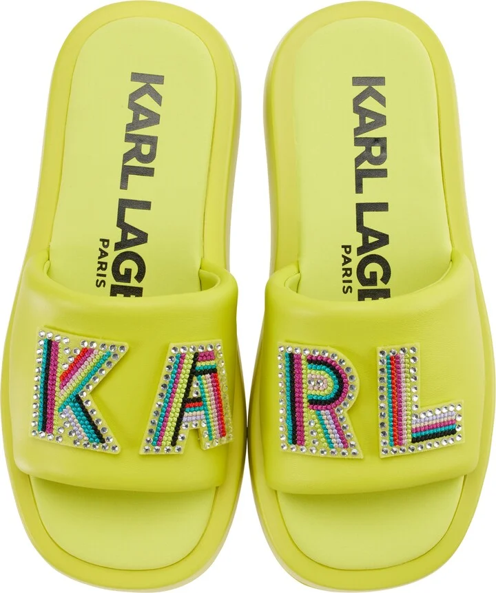 Opal Studs Platform Slide Sandal - Image 3