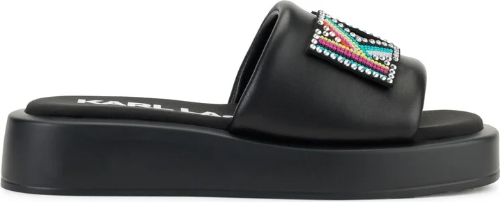 Opal Studs Platform Slide Sandal - Image 7