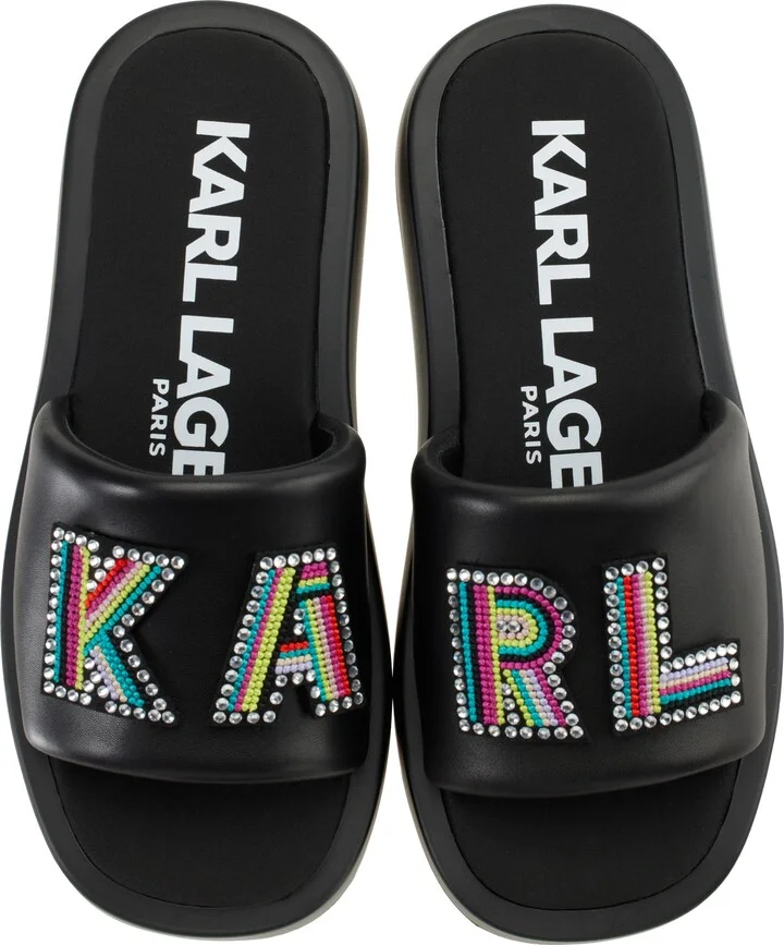 Opal Studs Platform Slide Sandal - Image 8