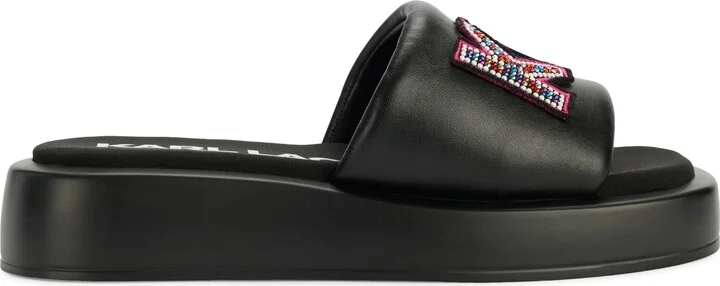 Opal Studs Platform Slide Sandal - Image 2