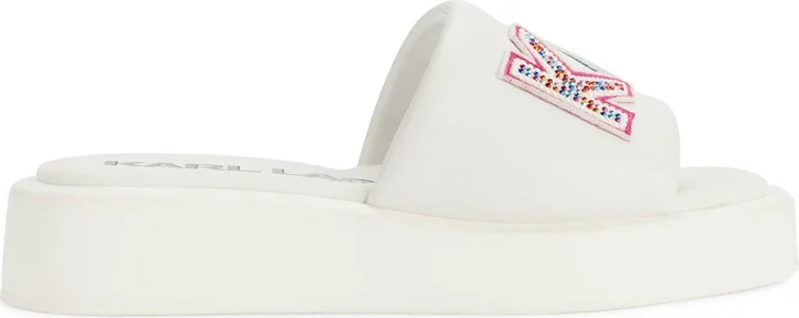 Opal Studs Platform Slide Sandal - Image 6