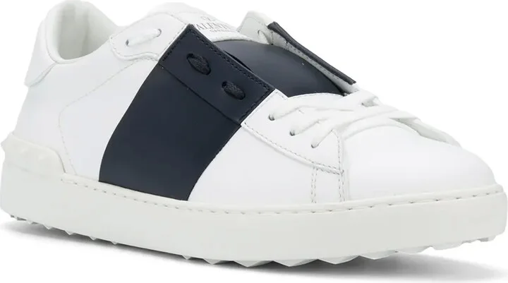 Open leather sneakers - Image 2