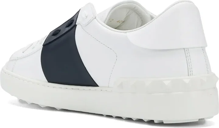 Open leather sneakers - Image 3
