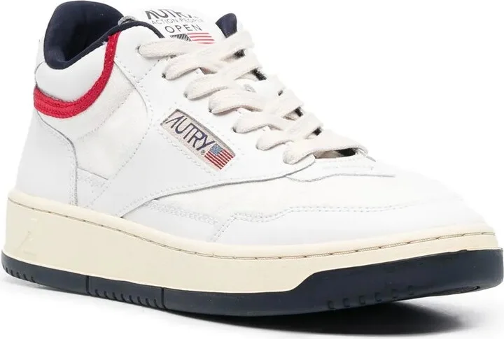 Open Mid lace-up sneakers - Image 2