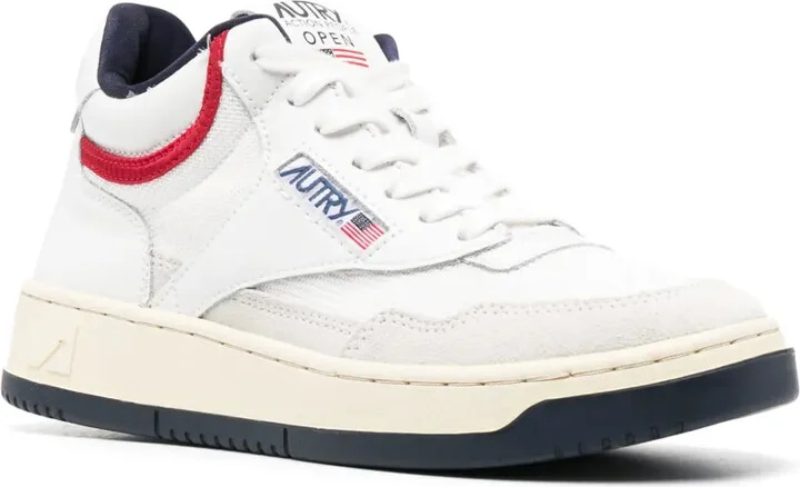 Open Mid lace-up sneakers - Image 2