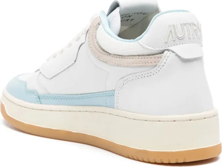 Open Mid leather sneakers - Image 3