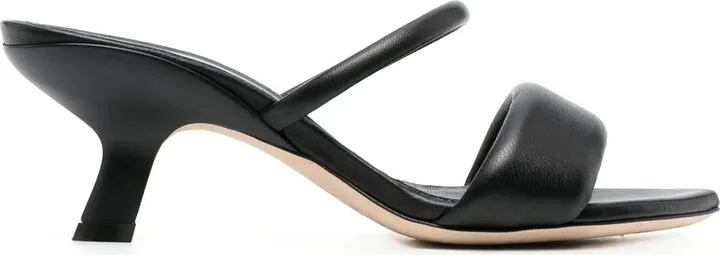 Open-Toe 70mm Leather Sandals