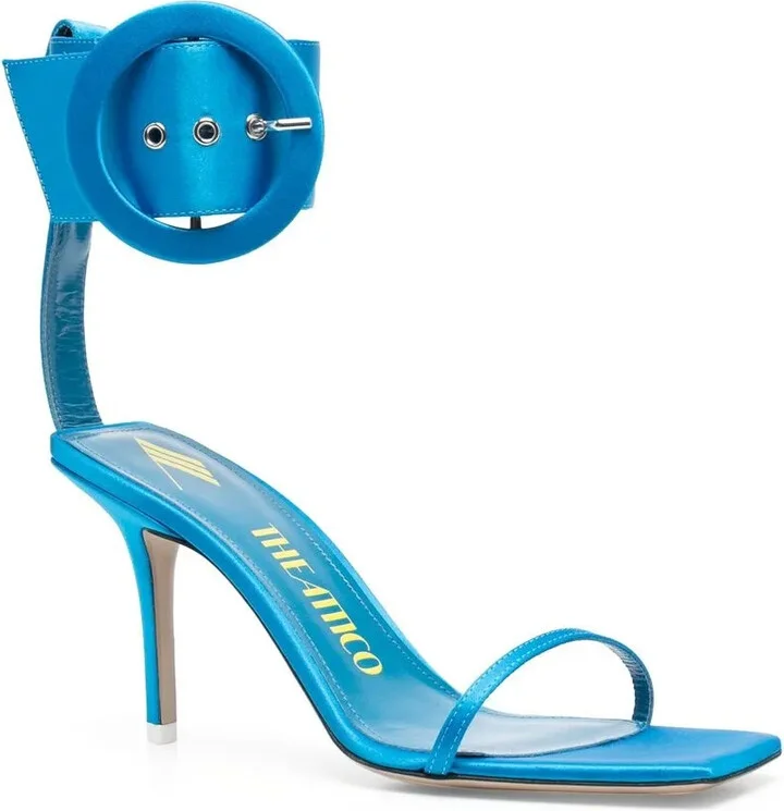 Open-Toe Buckle-Detail Sandals - Image 2