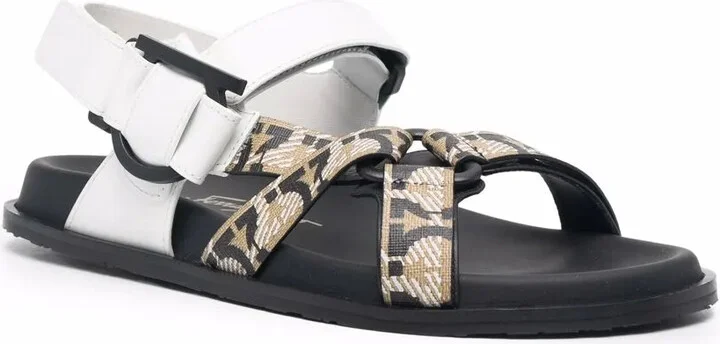 Open-Toe Buckled Sandals - Image 2