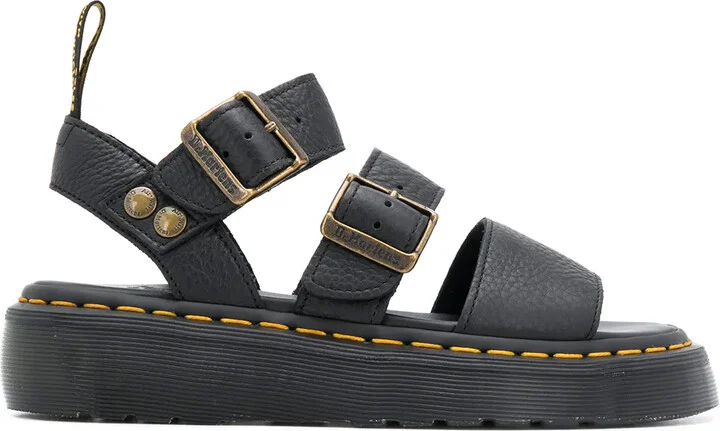 Open Toe Buckled Sandals