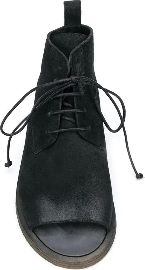 Open Toe Flat Desert Boots - Image 4