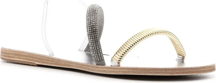 Open-Toe Flat Sandals - Image 2