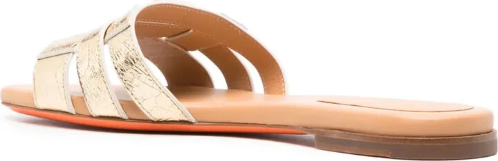 Open-Toe Flat Slides - Image 3
