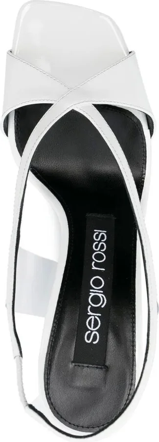 Open-Toe Leather 100mm Sandals - Image 4