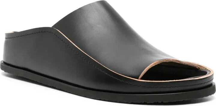 Open-Toe Leather Sandals - Image 2