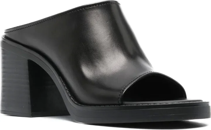 Open-Toe Leather Sandals - Image 2