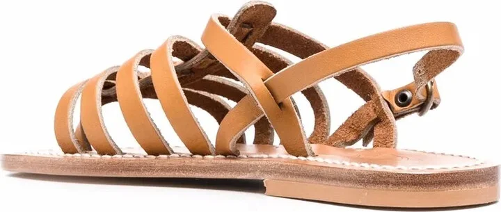 Open-Toe Leather Sandals - Image 3