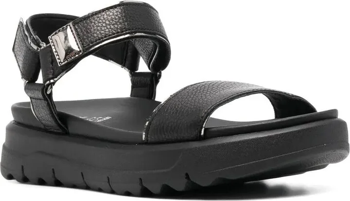 Open-Toe Leather Sandals - Image 2