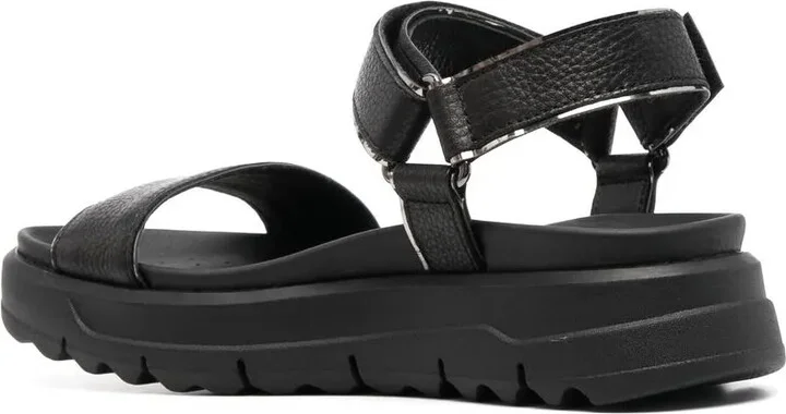 Open-Toe Leather Sandals - Image 3