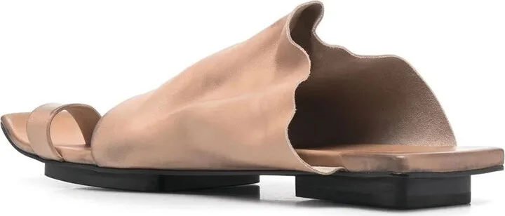 Open-Toe Leather Sandals - Image 3