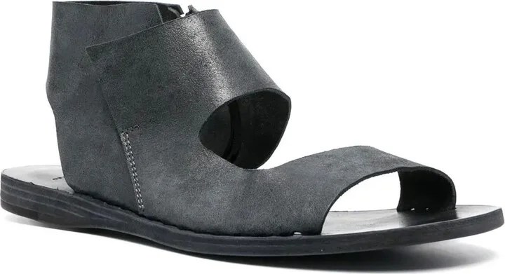 Open-Toe Leather Sandals - Image 2
