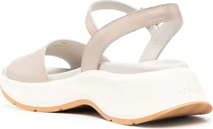 Open-Toe Leather Sandals - Image 3