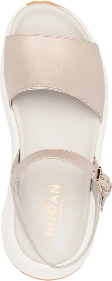 Open-Toe Leather Sandals - Image 4