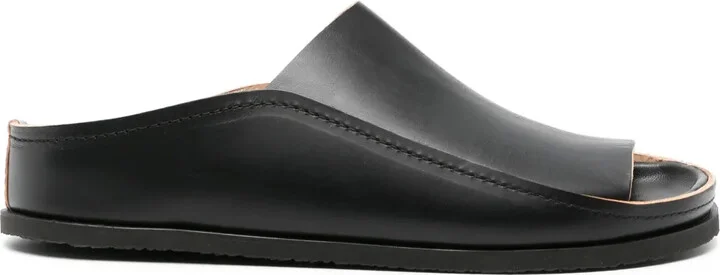 Open-Toe Leather Sandals
