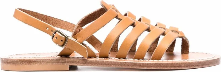 Open-Toe Leather Sandals