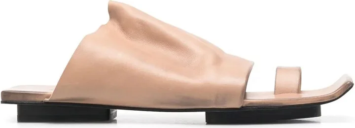 Open-Toe Leather Sandals
