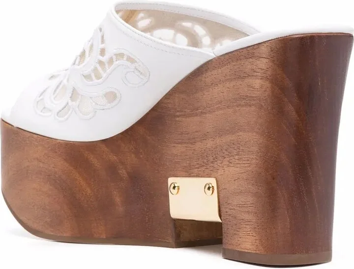 Open-Toe Platform-Sole Sandals - Image 3