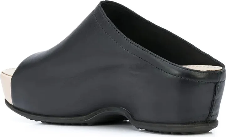 Open-Toe Platoform Clogs - Image 3