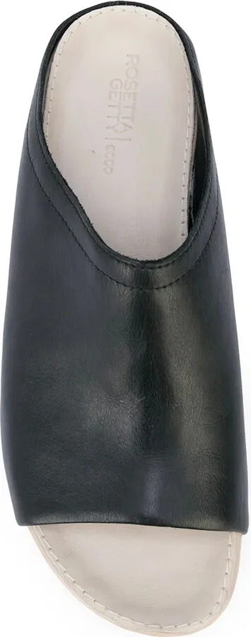 Open-Toe Platoform Clogs - Image 4
