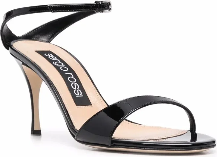Open-Toe Strap-Detail Sandals - Image 2