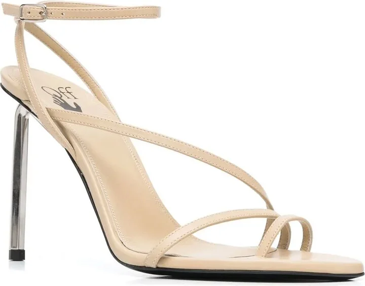 Open-Toe Strap-Detail Sandals - Image 2