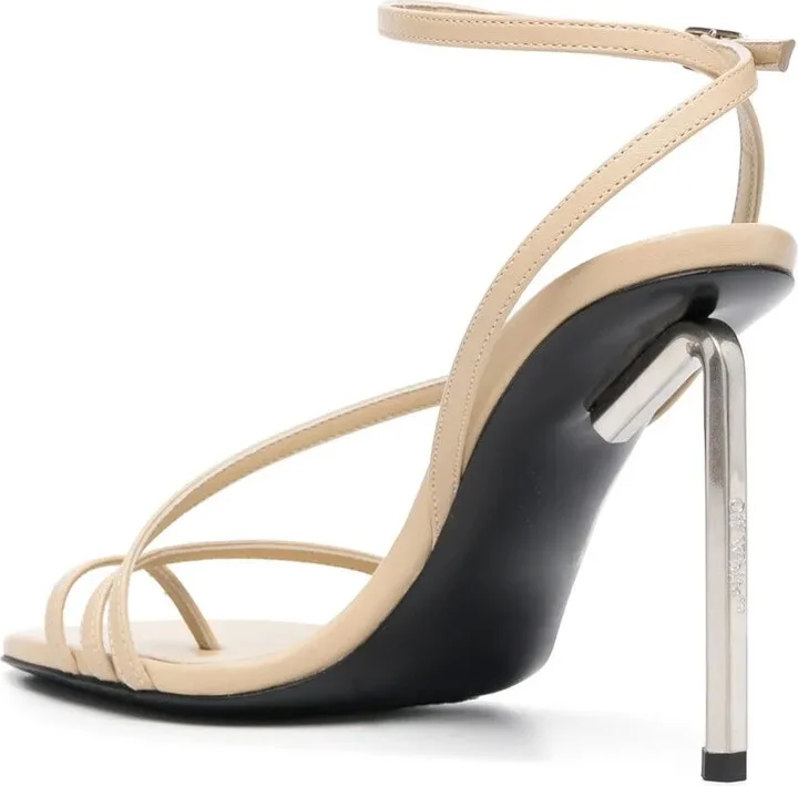 Open-Toe Strap-Detail Sandals - Image 3