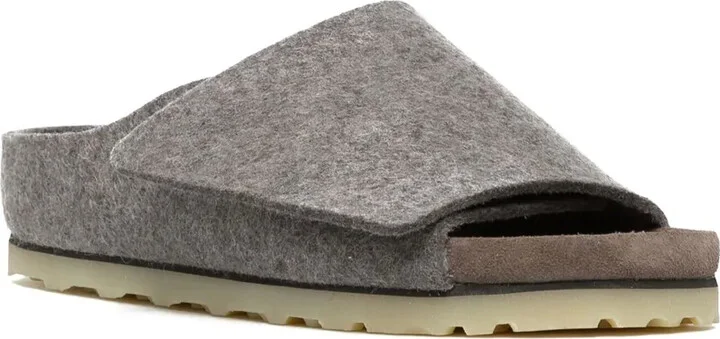 Open-Toe Suede Slides - Image 2